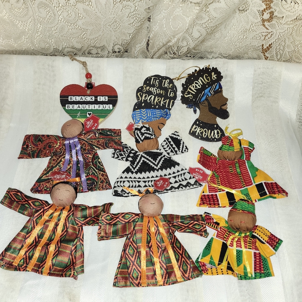 Colorful Cultural Ornaments Set